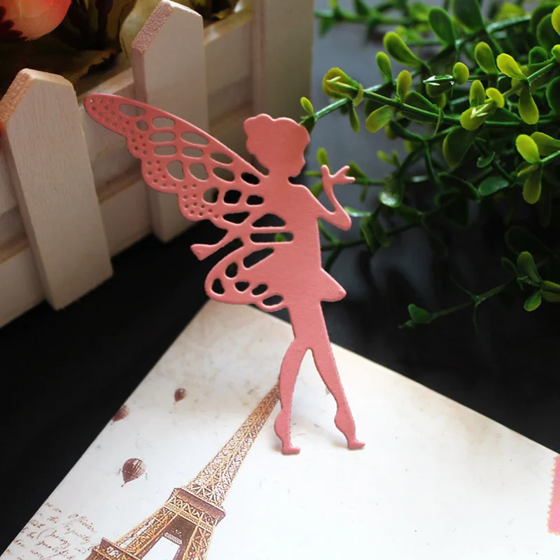 

Wings Angle Metal Cutting Dies Dancing Girl Dies Scrapbooking Album Craft Dies Embossing Template Stencil Paper Card Making 2019