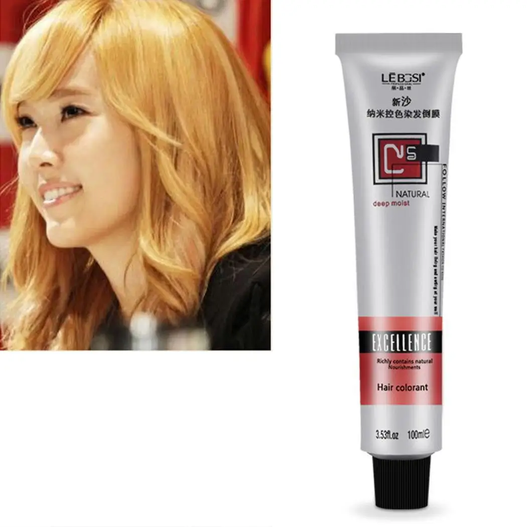 

Color Cream Hair Bright 100ml Lasing Hair Dye Permanent Long Professional L
