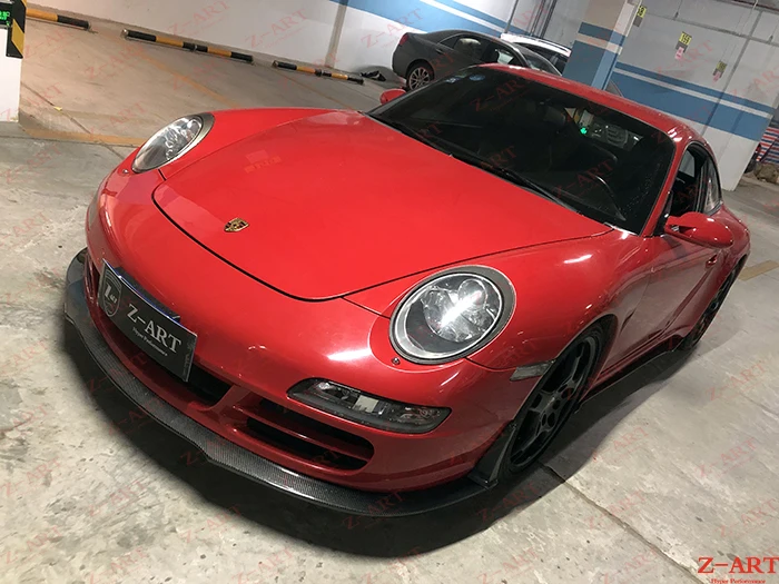 Z-ART углеродное волокно аэродинамический Комплект кузова для Porsche 911 2005-2009 Комплект кузова из углеродного волокна для Porsche 997 997,1