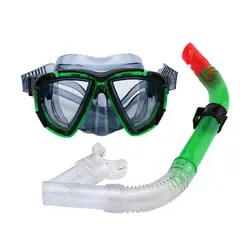 Профессиональный Подводное плавание Набор для дайвинга комплект Шестерни Анти-туман четкое видение трубка воздействия маска Стекло