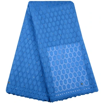 

Nigerian Latest Lace Fabric 2019 High Quality Lace French Tulle Lace Fabric Cord Lace Applique Sky Blue White Purple Color S1519