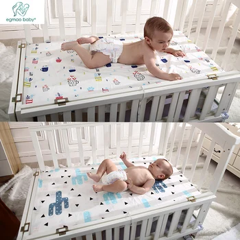 

Baby Bedsheets Size 130 * 70cm 100% Cotton For All Cribs Baby Bedding Set Woven Fitted For Babies Newborn Soft Crib Sheets
