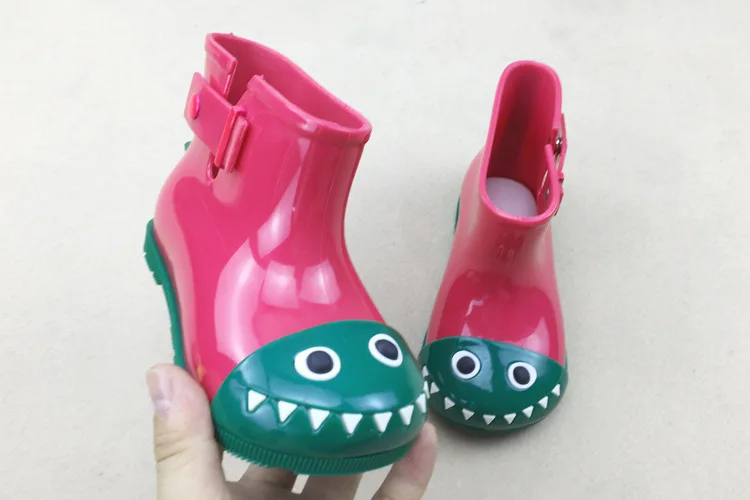 

NEW Style Dinosaur Waterproof Child Shark Boots Jelly Soft Infant Shoe Baby Rain Boots Kids Crocodile Boys Children Rain Shoes