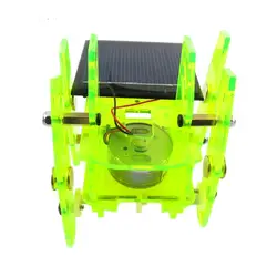 Роботы на солнечных батарейках забавные DIY образовательный Детский пазл игрушки 7,5*7,5 см DIY ручной работы игрушка комплект