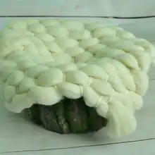 Круглый шерсть мериноса Одеяло Опора Фетр шерсть Ковры корзина писака новорожденных Опора шерсть Ткань фон