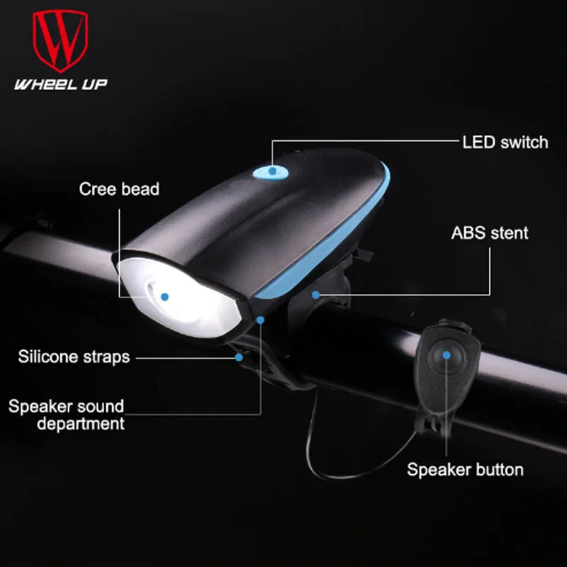 Perfect Bicycle Light USB Charging 240 lumen IPX4 Electric Horn Bicycle Night Riding Warning Horn Light Bike Head-light Bike Accessory 3 Perfect Bicycle Light USB Charging 240 lumen IPX4 Electric Horn Bicycle Night Riding Warning Horn Light Bike Head-light Bike Accessory 3