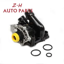 New Plastic Case Engine Thermostat Water Pump Assembly 65480G For Audi A3 A4 A6 Q3 Q5