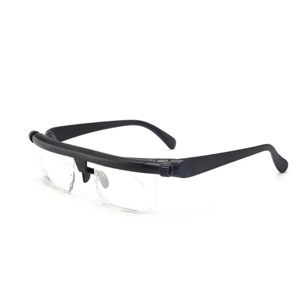 Регулируемые прочные очки линзы очки расстояние очки для чтения фокус для-6D до+ 3D переменная линза коррекция близорукости очки