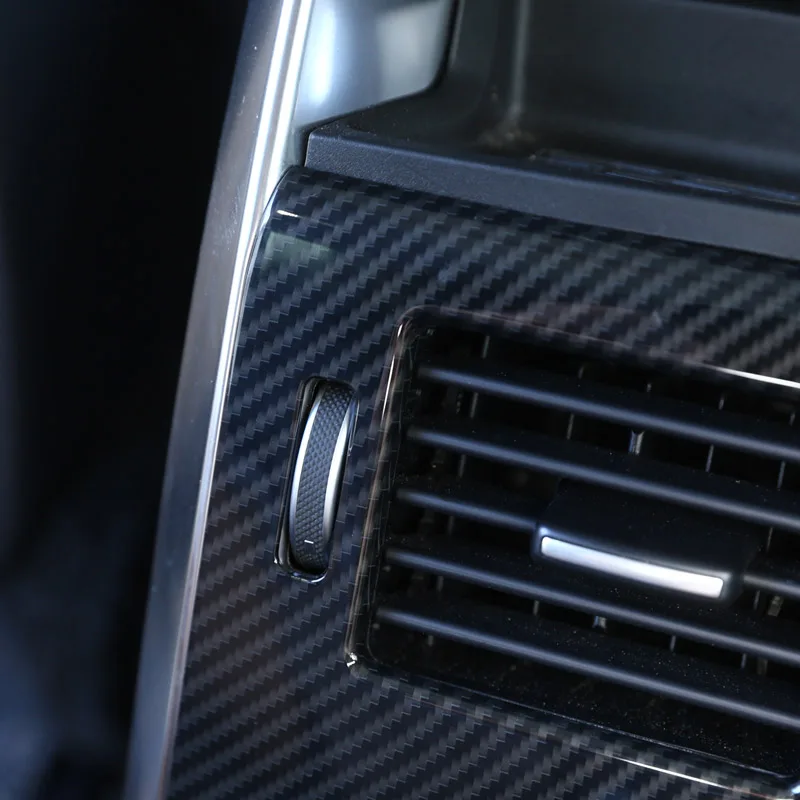 Углеродное волокно стиль для Landrover Range Rover Sport RR Sport- ABS пластик задний ряд AC Розетка рамка Крышка отделка