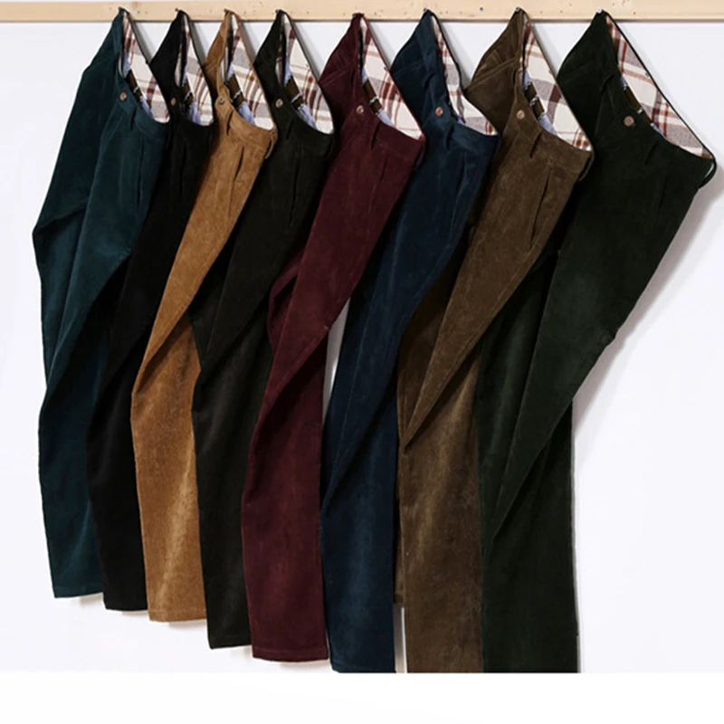 pantaloni a coste velluto uomo