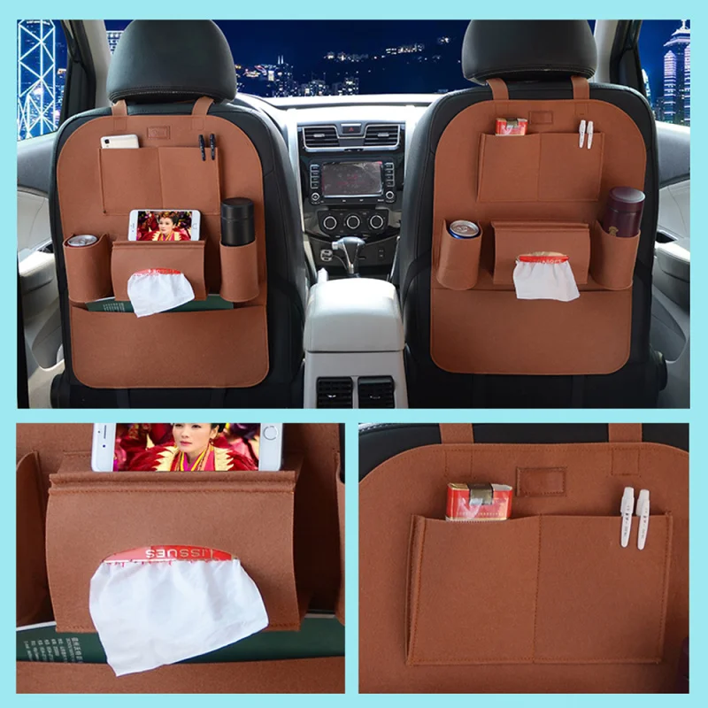 Чехол для автомобильного сидения мультифункциональная сумка-Органайзер с карманами, который крепится на Сумка для Audi все серии Q3 Q5 SQ5 Q7 A1 A3 S3 A4 A4L A6L A7 S6 S7 A8 S4 RS4 A5 S5 RS5