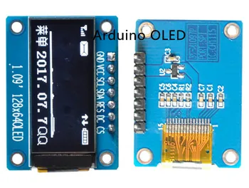 

IPS 1.09 inch 15P/7P SPI White PM OLED Screen (Board/No Board) CH1115 Drive IC Compatible for SSD1306 128*64 3.3V