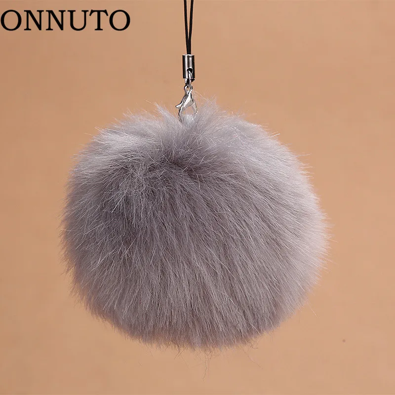 

Fur Pom Keychain Faux Fur Ball Key Chains Fur Keyring Porte Clef Llaveros Key Chain For Bag Charm Navidad Regalos