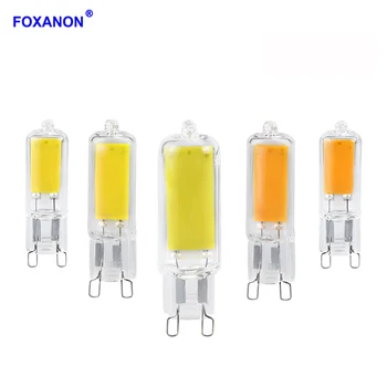 

Foxanon 10PCS 220V G9 LED Bulb 5W 7W 10W G9 Dimmable Spotlight High Quality Lighting Replace Halogen Lamps for Chandelier Lights