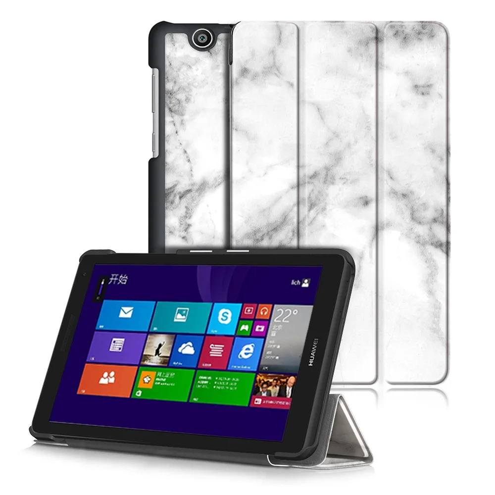 Цветной тонкий легкий Чехол из ПУ кожи для Huawei MediaPad T3 7 0 3G (BG2 U01) умный чехол с