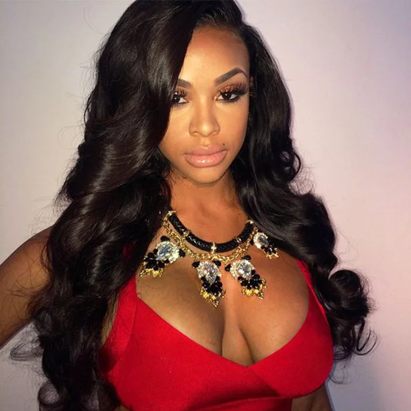 

150% Density Loose Bouncy Wave Indian Remy Hair Glueless Lace Front Wig Best Quality Human Hair Full Lace Wig With Baby Hair