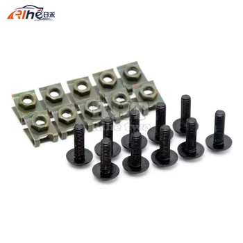 

10 pieces 6mm motorcycle fairing body screws for suzuki bandit 600 gsr 750 m109r triumph speed triple daytona 675