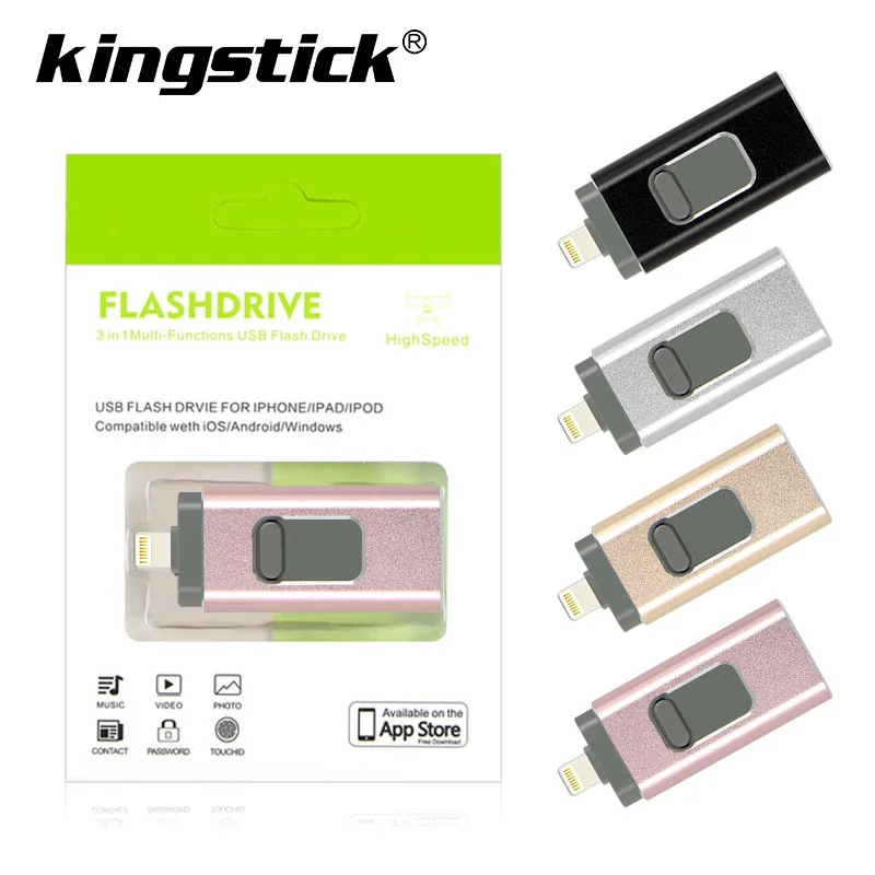 

3 in 1 Memory Stick 8GB 16GB 32GB 64GB USB Flash Drives Pen Drive Pendrives 128GB Flash usb Disk for PC/Android/iphone/ipad