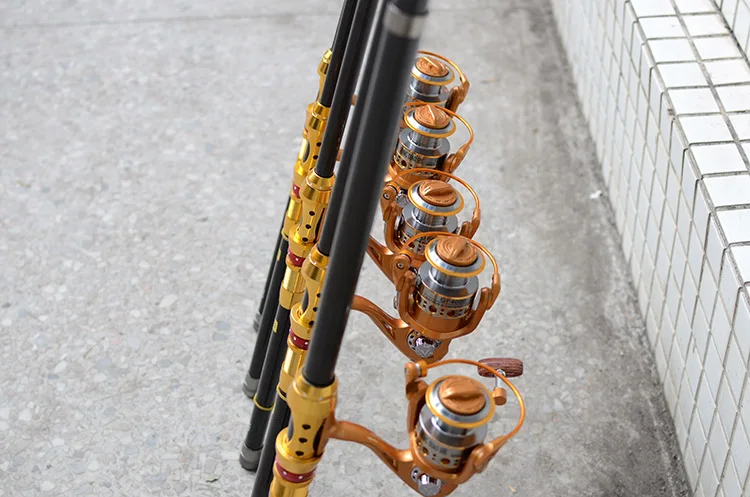 Short and portable best graphite travel fishing rods with reel 2.1-3.6M | Спорт и развлечения