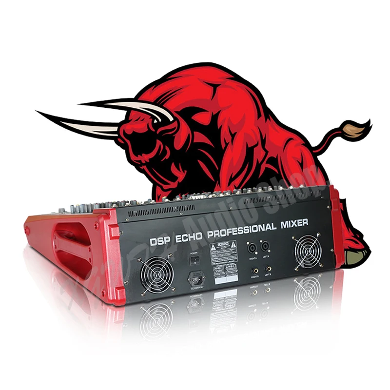 US $653.60 3600W Amplifier Audio Sound Mixer 12 Channel High Power DJ Mixing Controller With 16 DSP Digital Effect USB Bluetooth