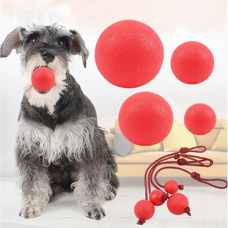 

Dog Ball Toys for Large Dogs Chew Toy indestructible Non-Toxic Natural Rubber Tooth Cleaning Pet Safe Toys for Exercise 23JunO9