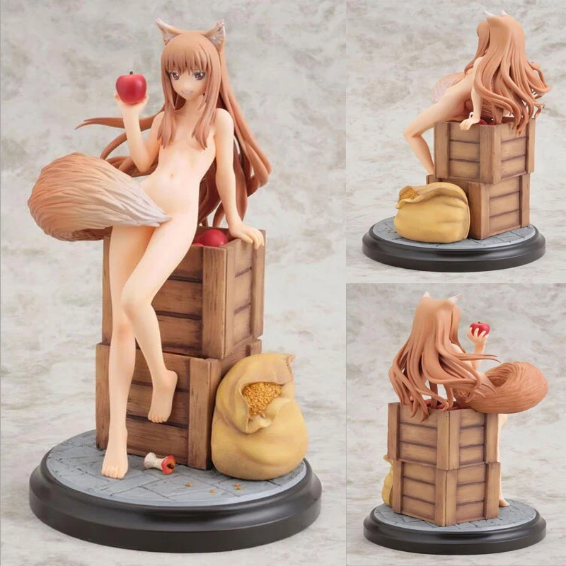 Spice and Wolf Sexy figure Anime Action Figures  PVC toys for Gift  23cm