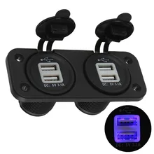4 USB мотоцикл прикуриватель Универсальный Автомобильный Прикуриватель Авто зарядное устройство разъем зарядное устройство для смартфонов/MP3/gps