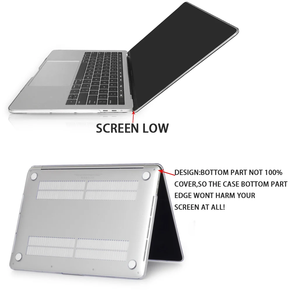 Прозрачный жесткий чехол для Apple MacBook Pro 13 дюймов и Air retina 11 12 чехол с узором пейсли для Pro 13 15 Touch Bar