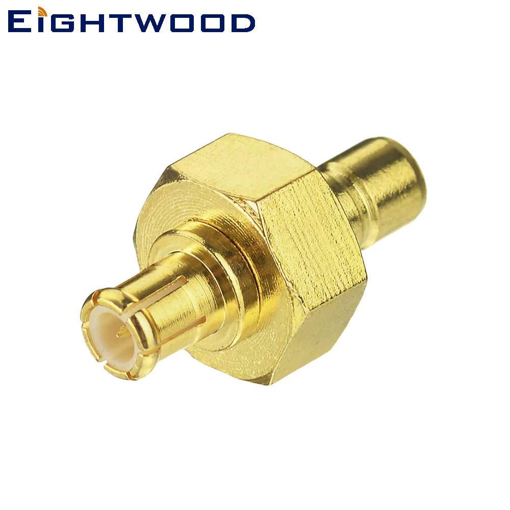 

Eightwood Car DAB Satellite Radio Antenna RF Coax Connector Adapter MCX Plug to SMB Plug Straight Compatible for Pioneer JVC