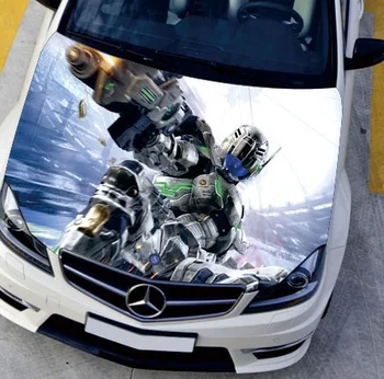 

EMS 135*150cm DIY Cartoon Blossoms Decals Car Sticker Cool High Definition Styling Head Decal Decor Carbon Vinyl Waterproof