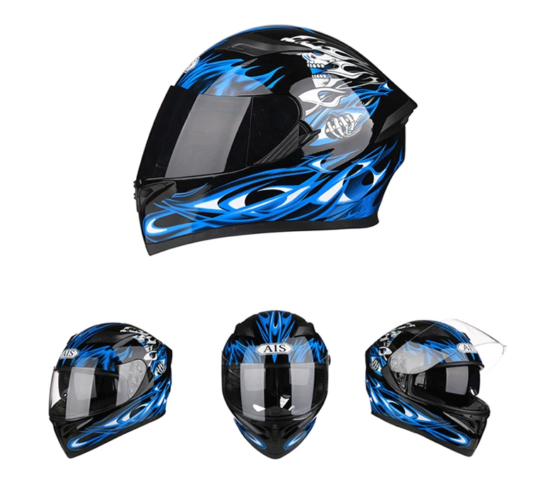 AIS мотоциклетный шлем флип-ап мотокросса шлемы мото полное лицо шлемы Capacete Casco мото с внутренним солнцезащитным козырьком модульный черный