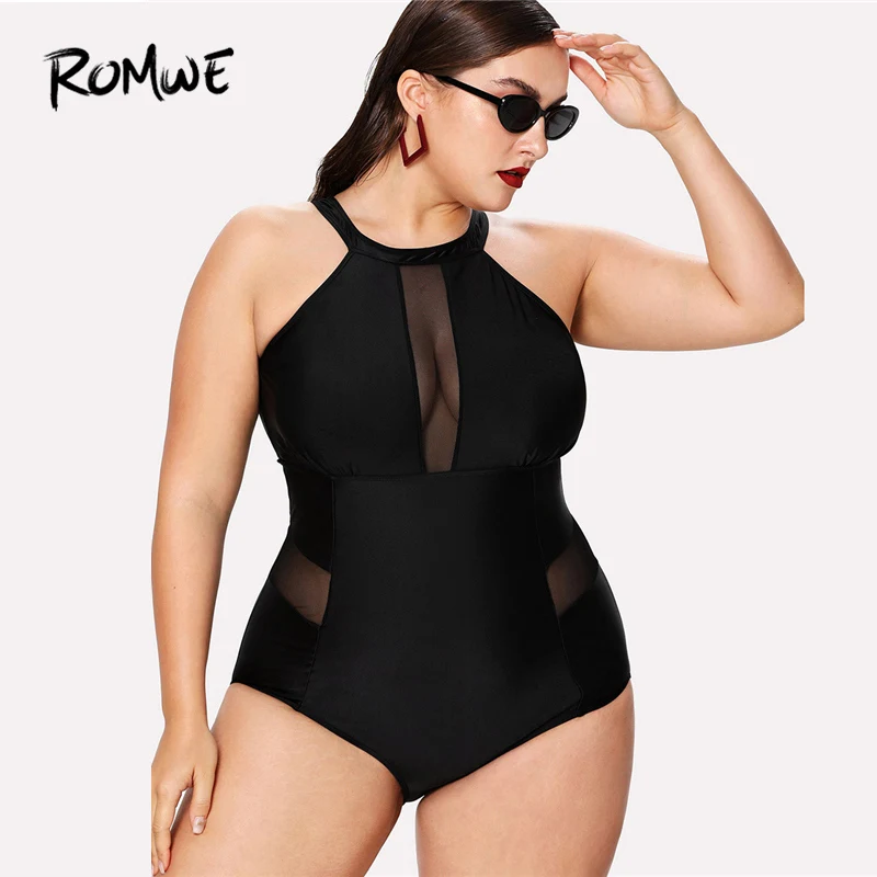 romwe plus size bathing suits