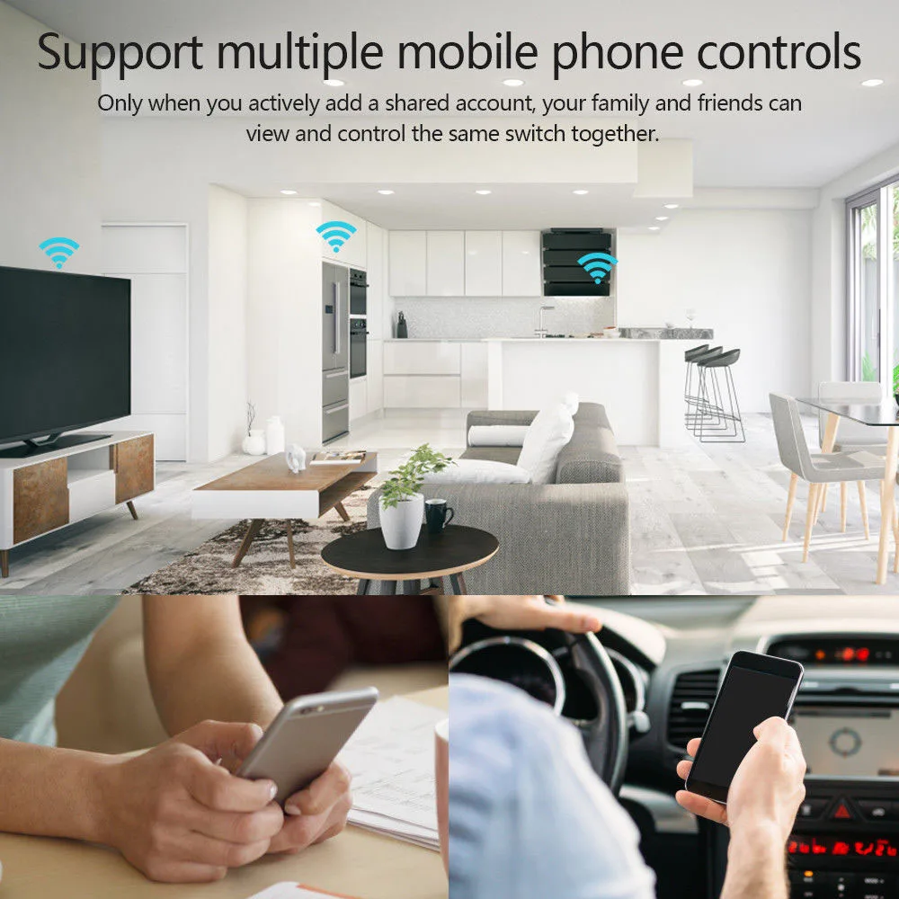 Timethinker Ewelink Smart Home WiFi Socket AU UK US EU Plug for Alexa Google Automation eSupport APP Voice Remote Control|Модули для