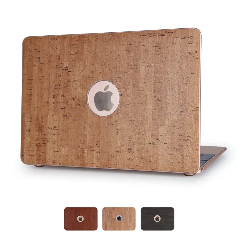  Fashion Natural Wood Grain Matte Case Cover For Macbook retina 12/13/15 Pro 13  air 11/13 laptop bag Vintage Texture Cover Shell 