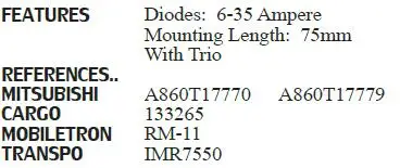 hnrock выпрямитель переменного тока 1260A500/MIA7503