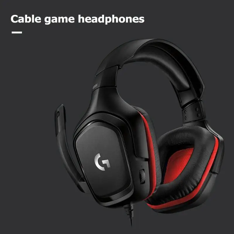 Logitech G331 3,5 мм Проводная гарнитура стерео наушники-вкладыши наушники ж/микрофон для Windows, Mac мобильного устройства