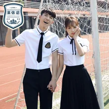 Японская Сейлор Корейская Униформа школьная девушка класс юбки униформа-матроска костюм