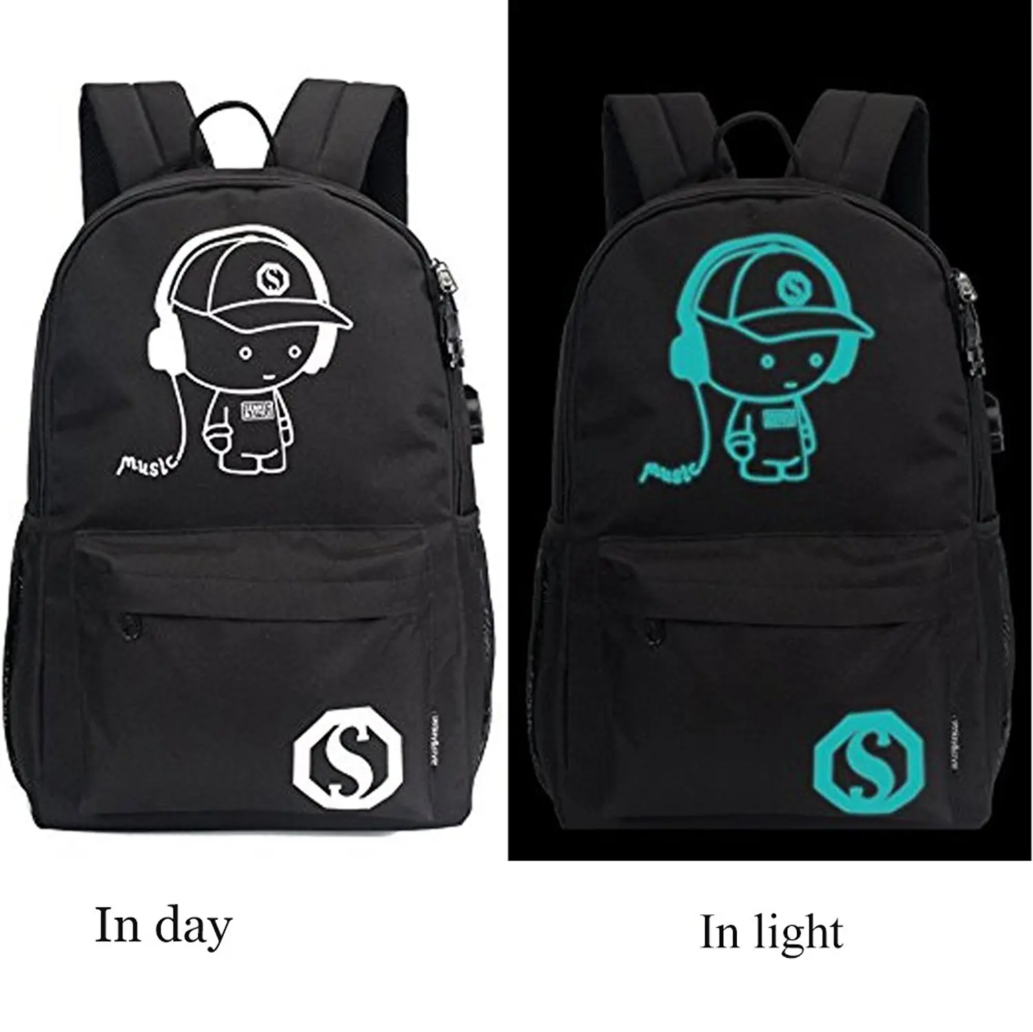 E Usb Boy Vento Di Zaino Studenti Sezione Set U Corsa 2018 Donne Music gray Uomini Sacchetto Nuovo Black Bolsa Per Borsa Tattico demon All'aperto black Computer Usb Set gray U demon pirates Usb Universitari No Collegio Borse pirates Set UgagqYwI