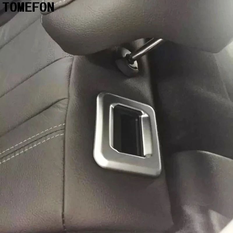 

TOMEFON 2Pcs For PEUGEOT 308 2014 2015 2016 ABS Chrome Rear Seat Adjustment Swtich Button Knob Trim Car Styling Car Accessories