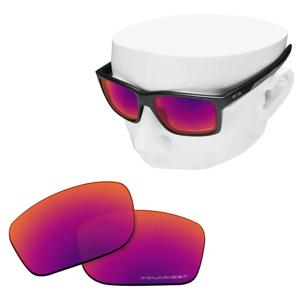 Purple Red Mirror OOWLIT поляризованные солнцезащитные очки с гравировкой и защитой от царапин - Цвет линз: Purple Red Mirror