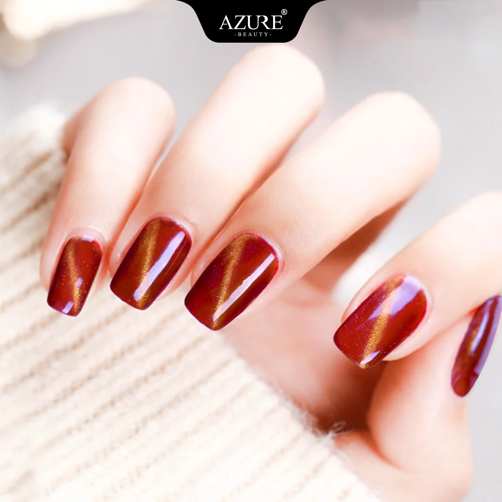 Azure Beauty гель для кошачьих глаз температура хамелеона УФ лак ногтей отмачиваемый