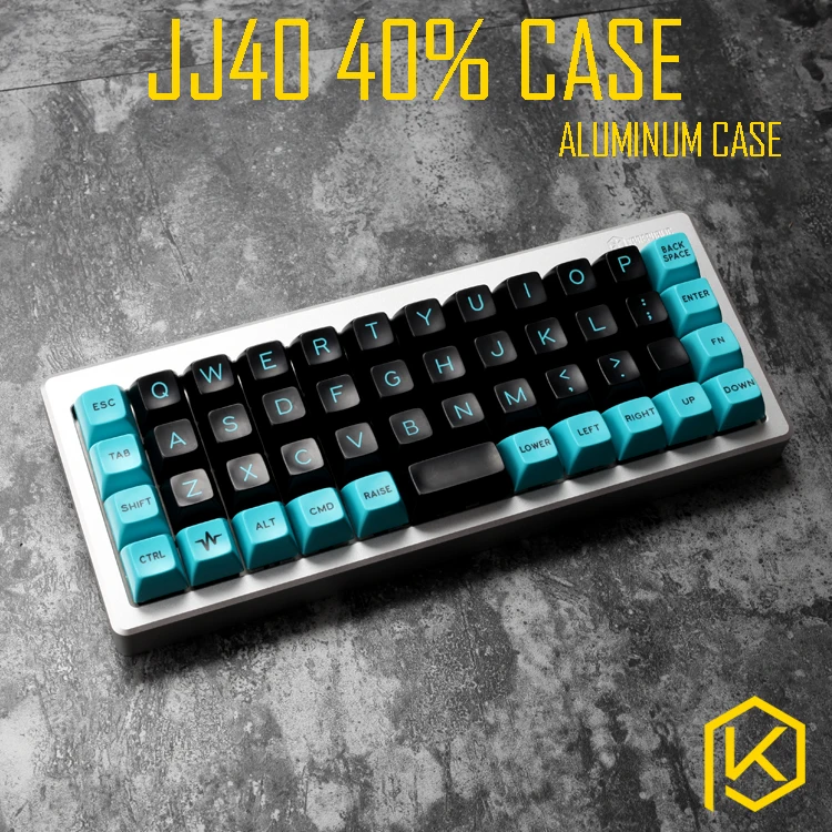 Анодированный алюминиевый чехол для jj40 40% на заказ Клавиатура акриловые панели акриловый диффузор jj40 поворотный держатель для планка