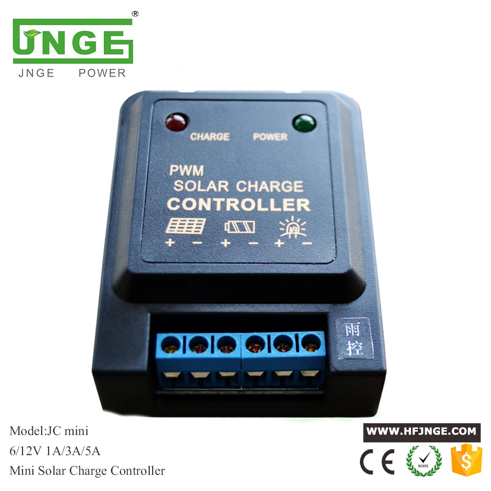 JNGE POWER Smart 5A 6 в 12 В мини-солнечная панель светодиодный контроллер уличного фонаря Солнечный контроллер заряда PV батарея регулятор заряда