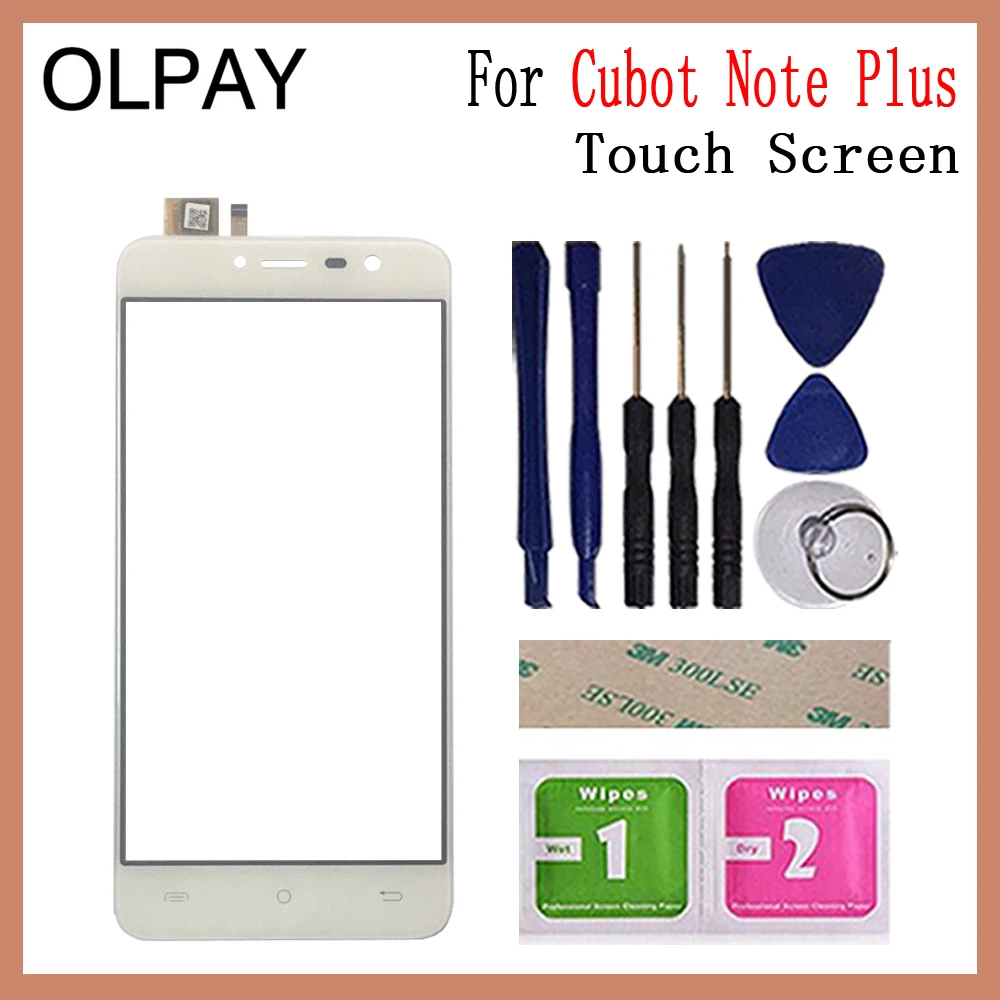 OLPAY 5,0 ''телефон спереди стекло для Cubot Note Plus сенсорный экран стекло планшета панель объектив сенсор инструменты клей+ салфетки