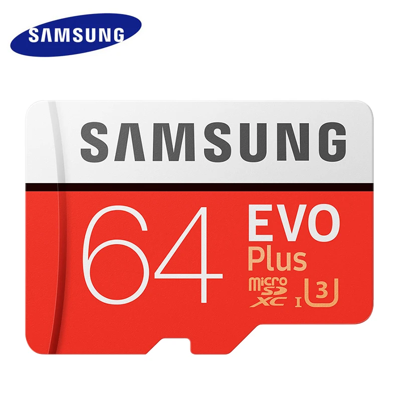 Карта micro sd SAMSUNG 32 Гб 64 Гб 128 Гб карта памяти micro sd 256 ГБ EVO+ micro sd 16 ГБ макс. 100 м/с карта памяти cartao de memoria