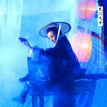 Ворота дракона Fei Jia Blue Swordlady костюм Hanfu Photograhy для женщин