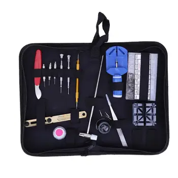 

Watches Professional Tool 15pcs/set Watch Repair Tool Kit Band Adjust Pin Wrist Strap Link Remover Back Opener Tools With Case