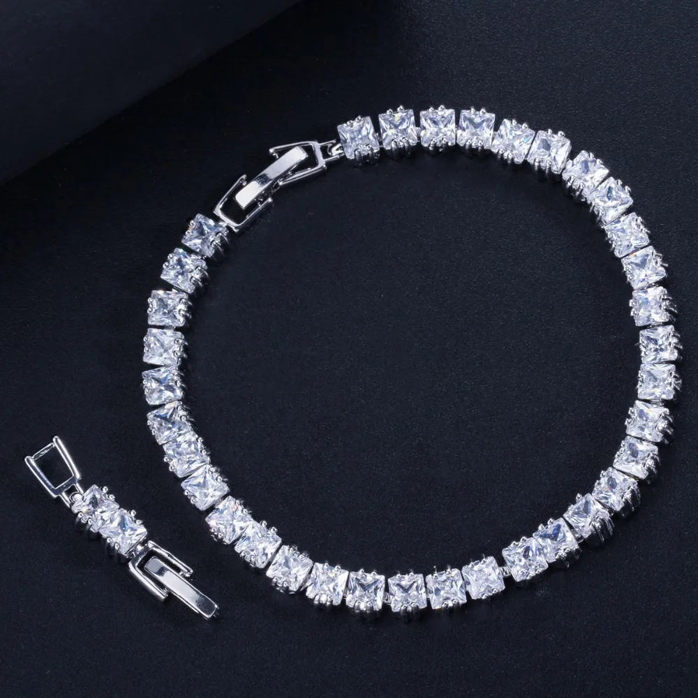 Женский браслет для тенниса с фианитами CB059|women bracelet|luxury woman braceletsbracelet jewelry |