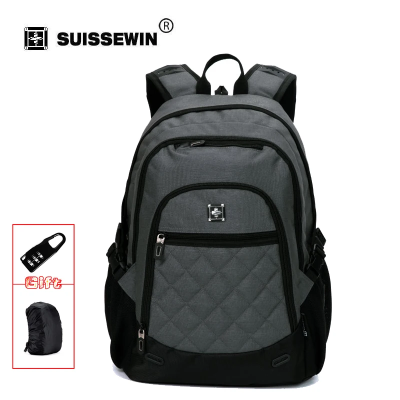 Suissewin Brand School Bags Backpack Nylon Travel Backpack Sac A Dos Male Mochila Bagpack Bag To
