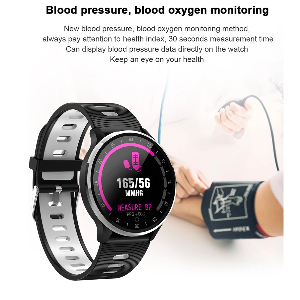 Smart Watch 2019 Waterproof ECG PPG Heart Rate Blood Pressure Reminder Display A9 Smart Watch Fitness Sport Smartwatch
